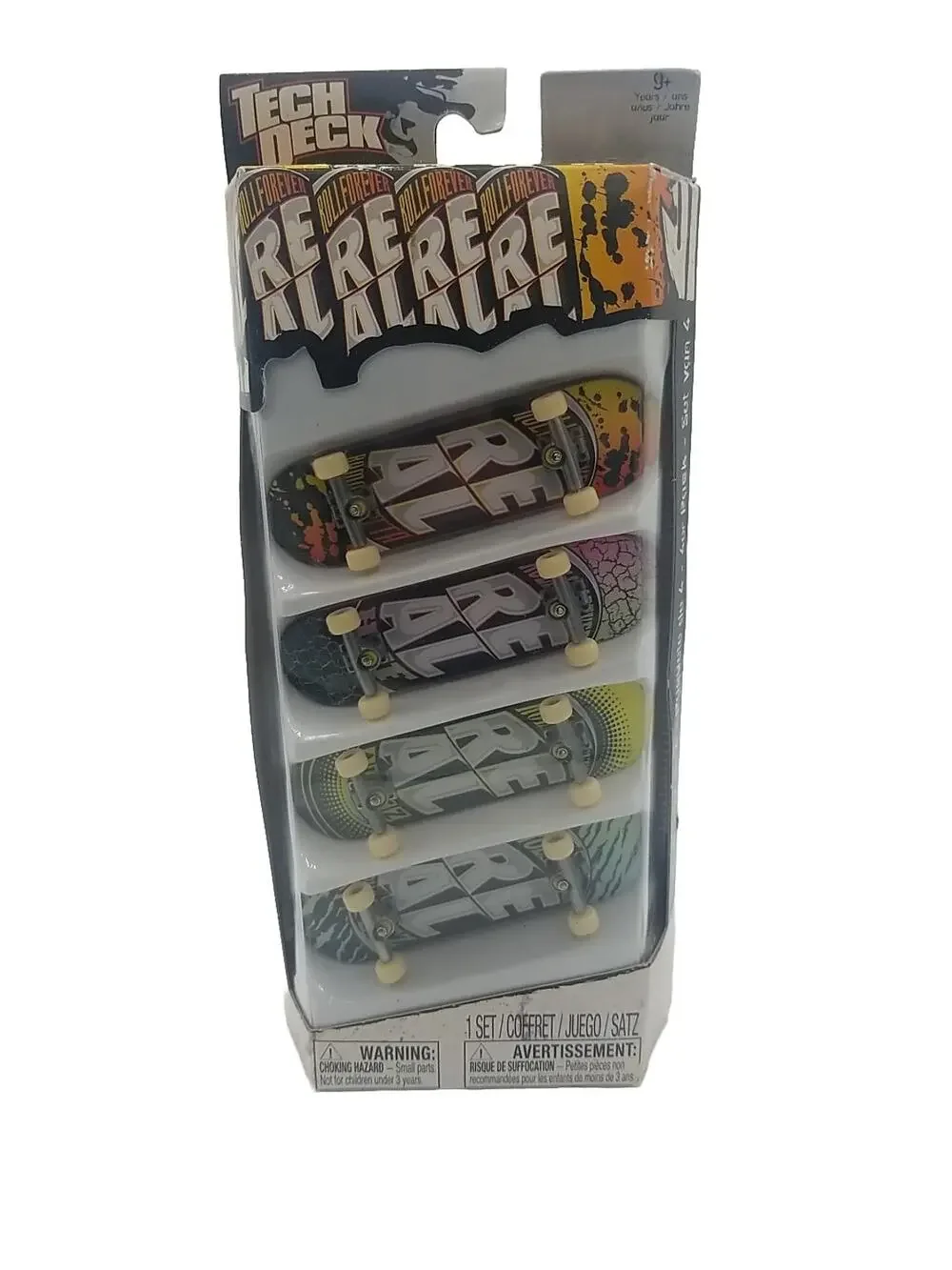 Tech Deck Real Skateboards 4 Pack Ultra Rare Fingerboards New